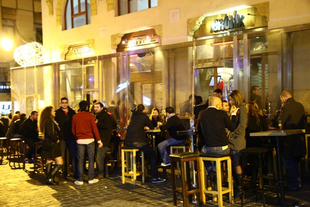 Uruguay Street on Friday Night 